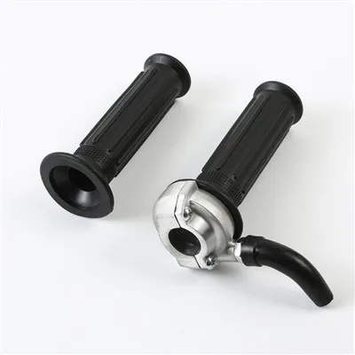 Zwart 7/8 "22 mm motorfiets gashendelstuurhandgrip voor GN125 GN 125 Cafe Racer Old School Retro Custom